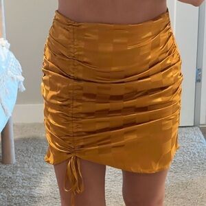 Boutique Checkered Skirt NWT